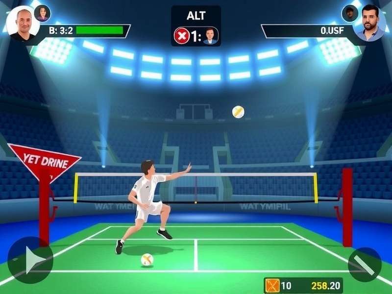 Intense volleyball action in Power Spikers India Pro Power Spikers India Pro Gameplay